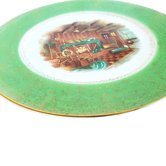 Vintage Plate, Century by Salem 23K Gold Colonial - Picture 8 of 10